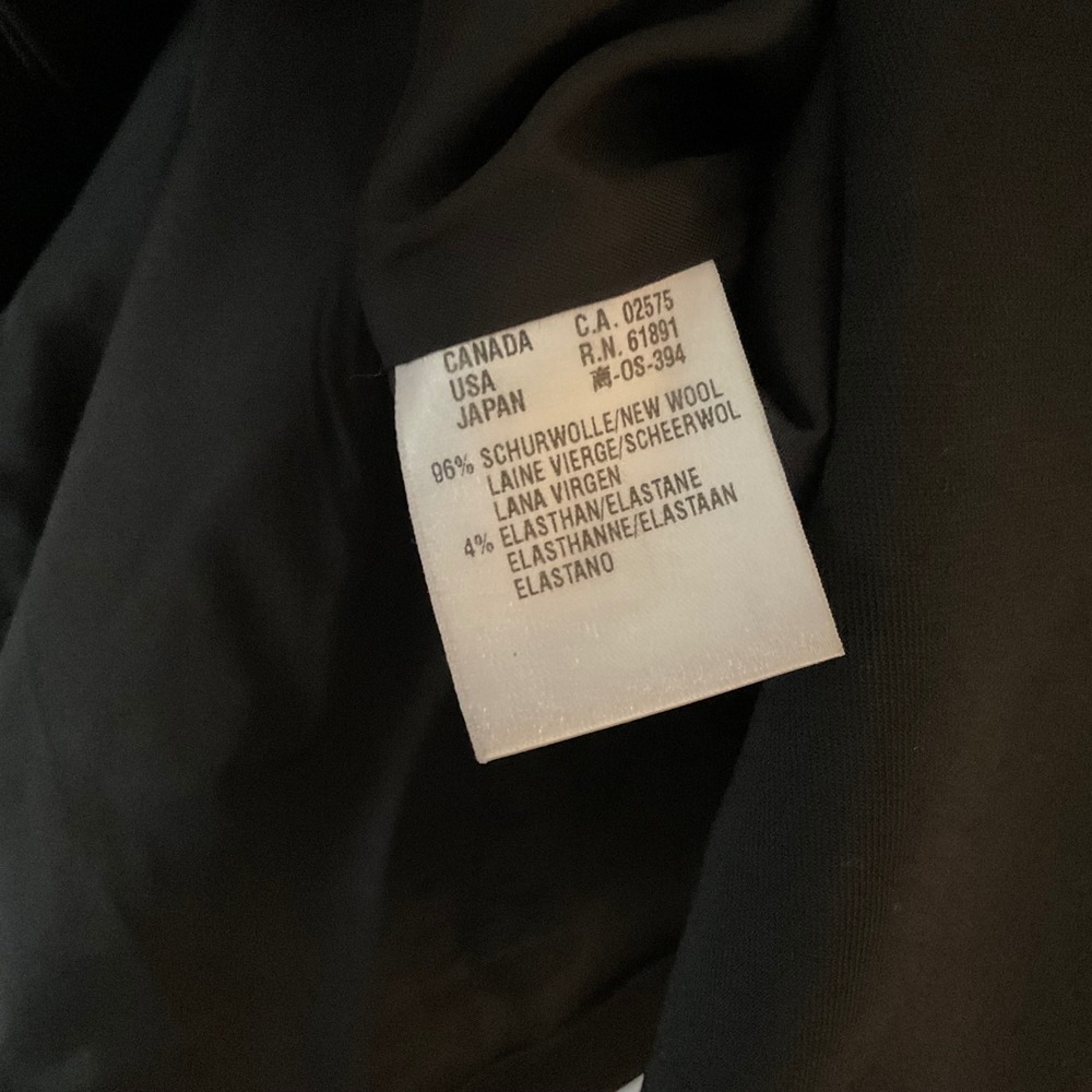 Escada Black Wool Blend Blazer Jacket Size 36 Made in Germany - Picture 8 of 9